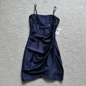 Windsor Navy Blue Mini Dress, Size S